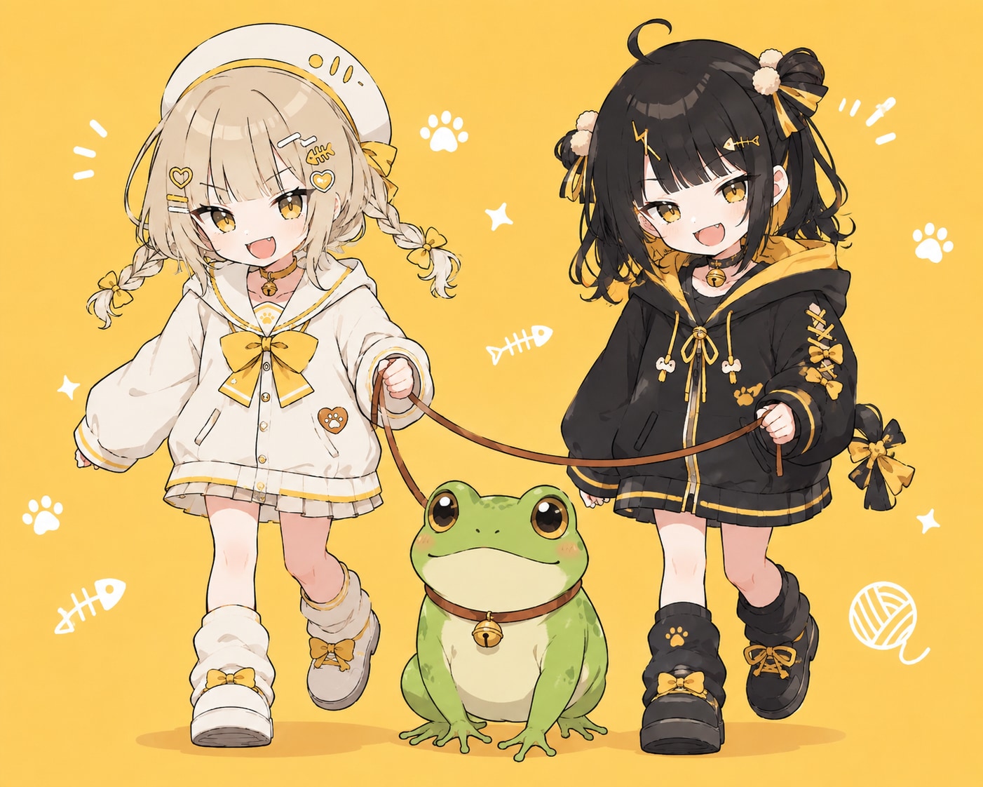 ちゃんとお散歩もします