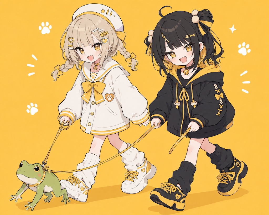 ちゃんとお散歩もします