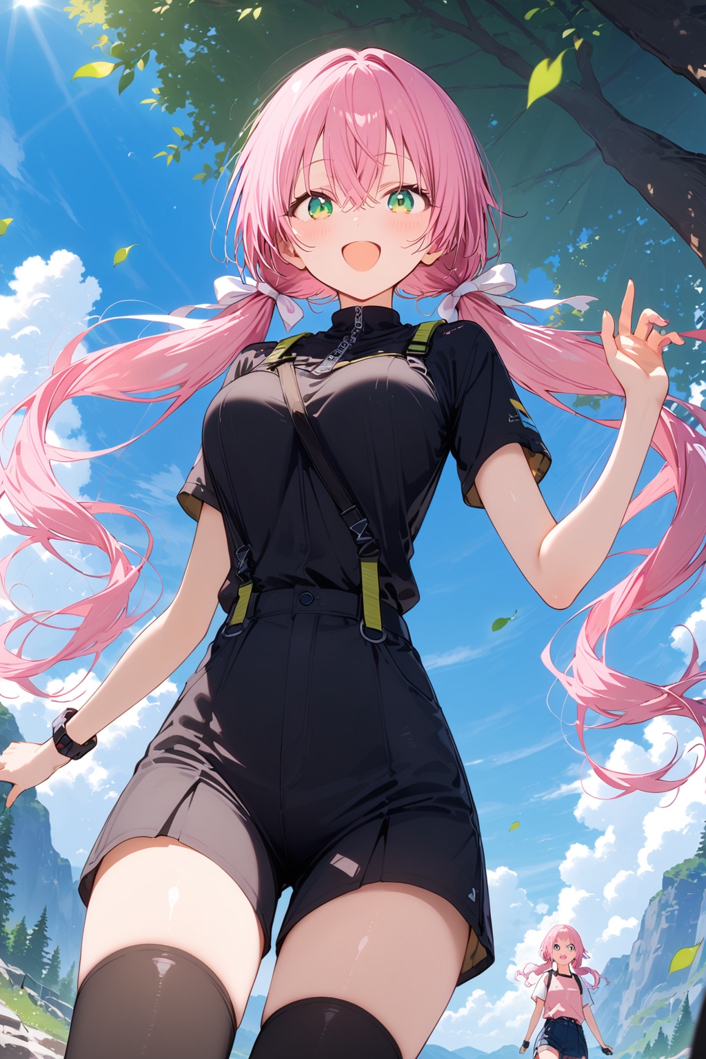 アウトドアな桃花