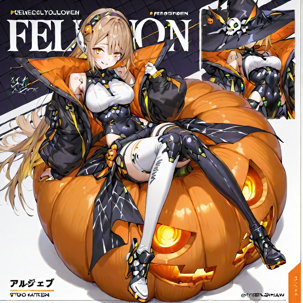 ソシャゲのハロウィン衣裳風