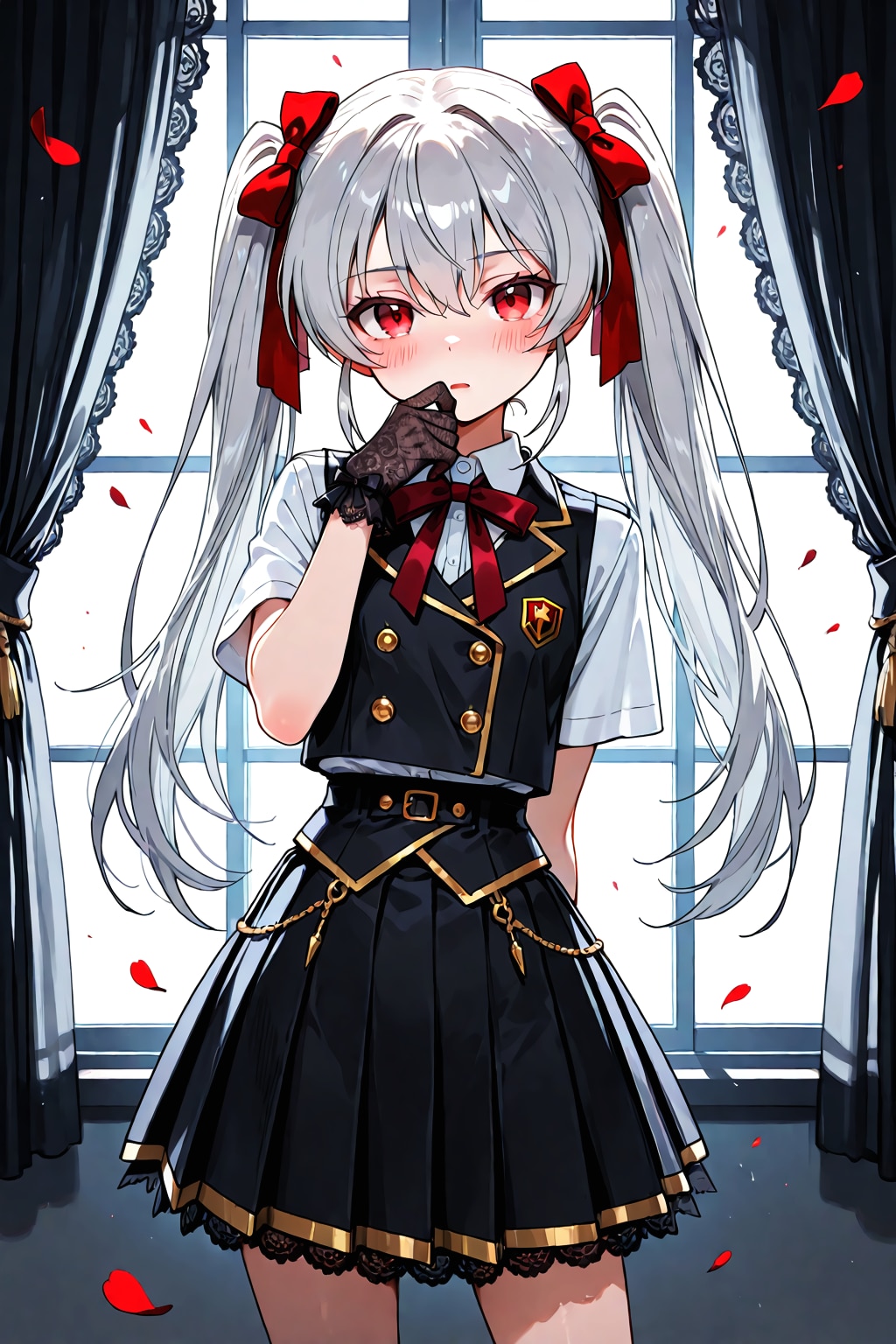 真っ赤な視線