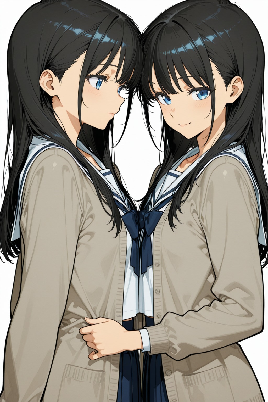 似てない双子 | の人気AIイラスト・グラビア