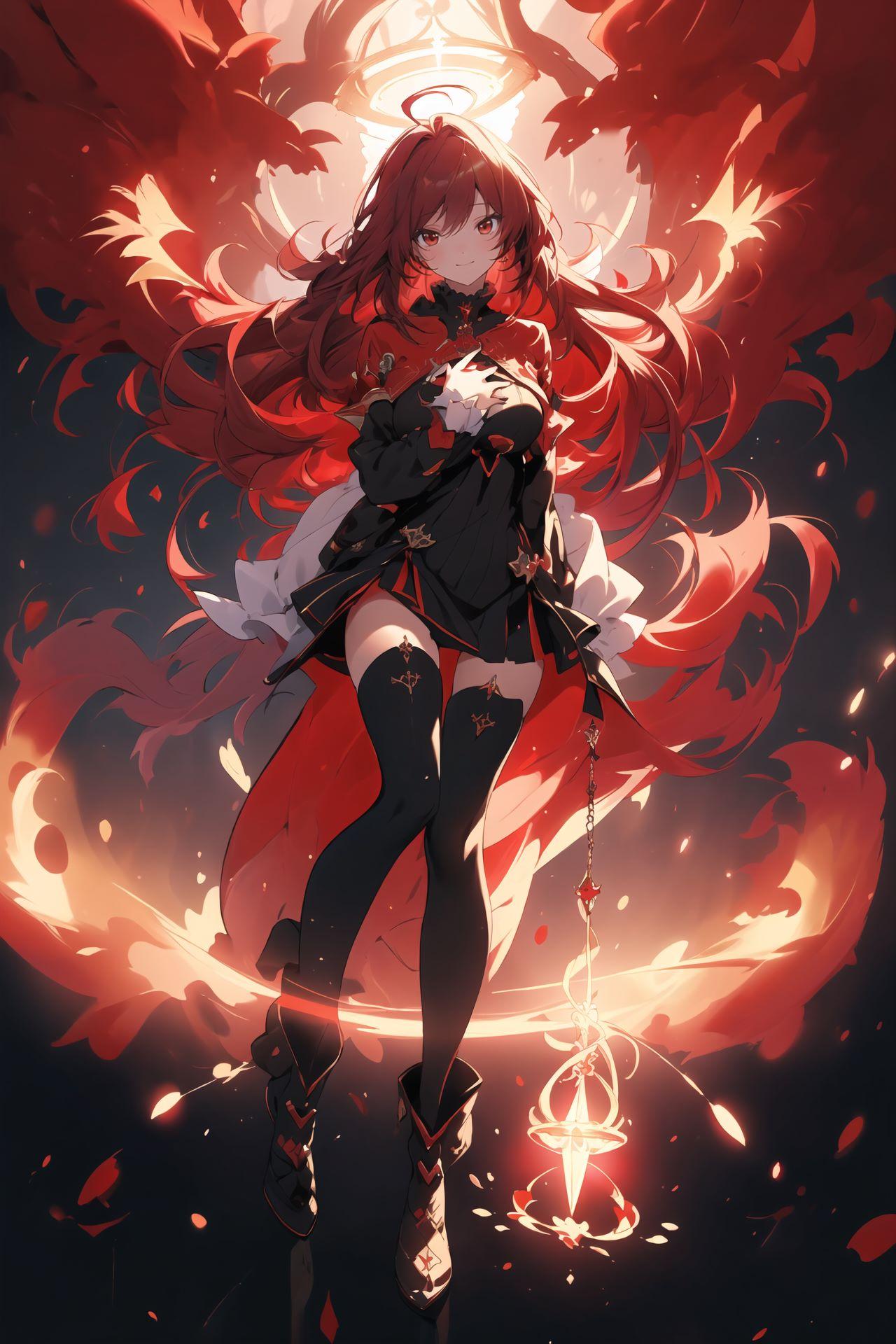 天使さん頑張ります　rouge（ルージュ）赤 | の人気AIイラスト・グラビア