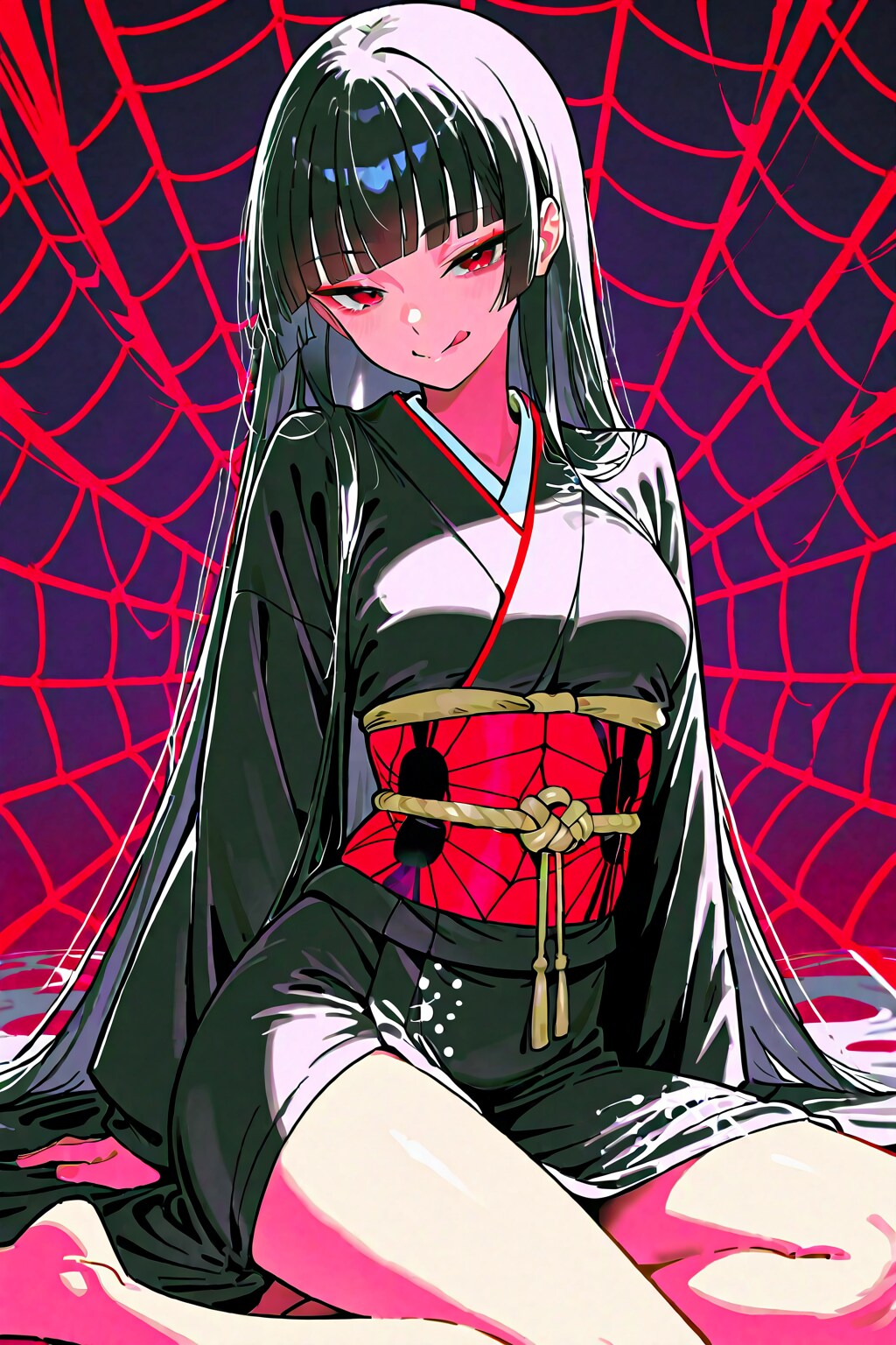 黒髪怪異　女郎蜘蛛さん