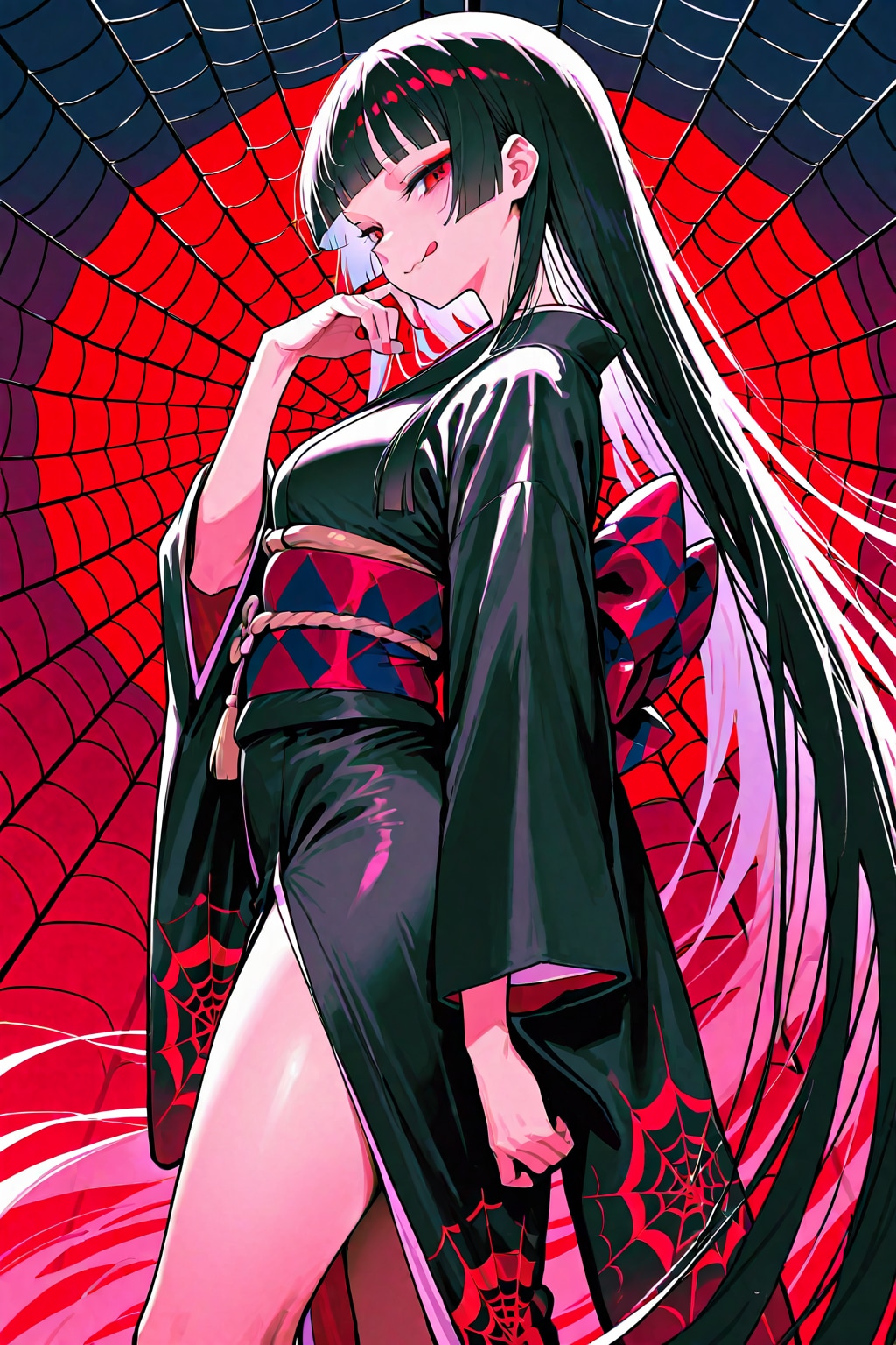 黒髪怪異　女郎蜘蛛さん