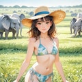 象 6枚目