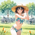 象 7枚目