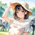 象 3枚目