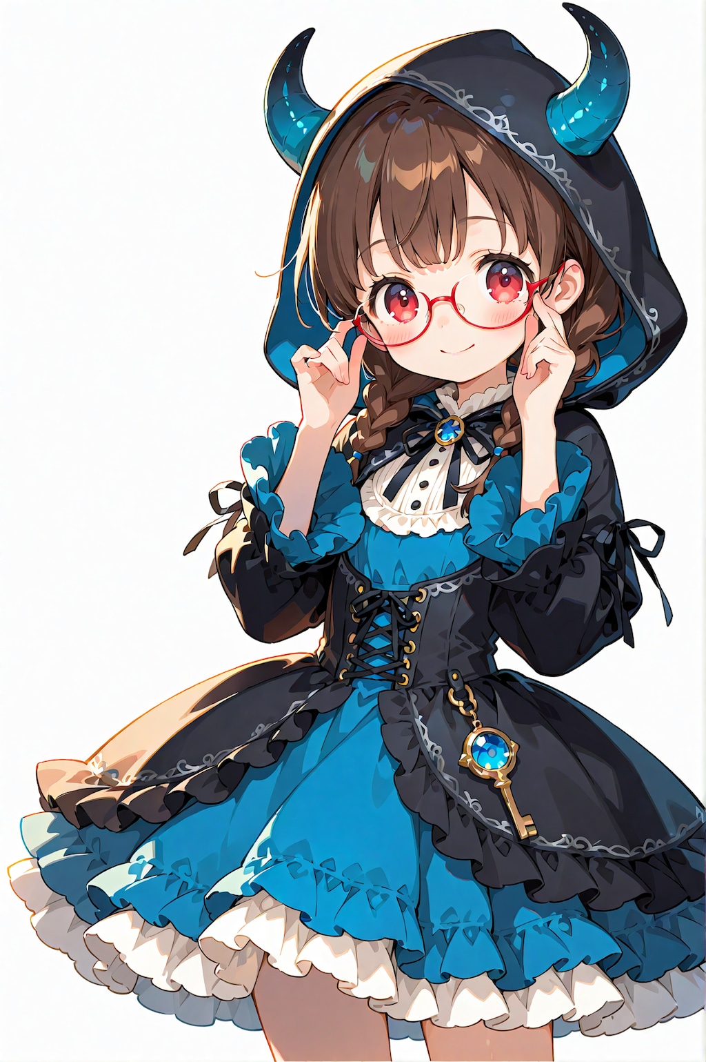 知識の守護者【誕生日FAお礼】【夢エリ】(for 眼鏡三つ編み好きのあるごす さん)