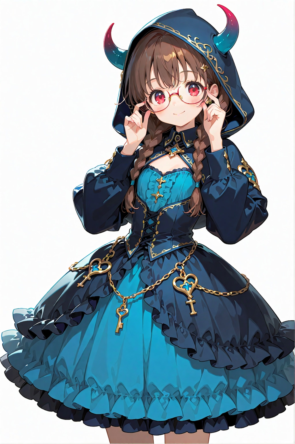 知識の守護者【誕生日FAお礼】【夢エリ】(for 眼鏡三つ編み好きのあるごす さん)