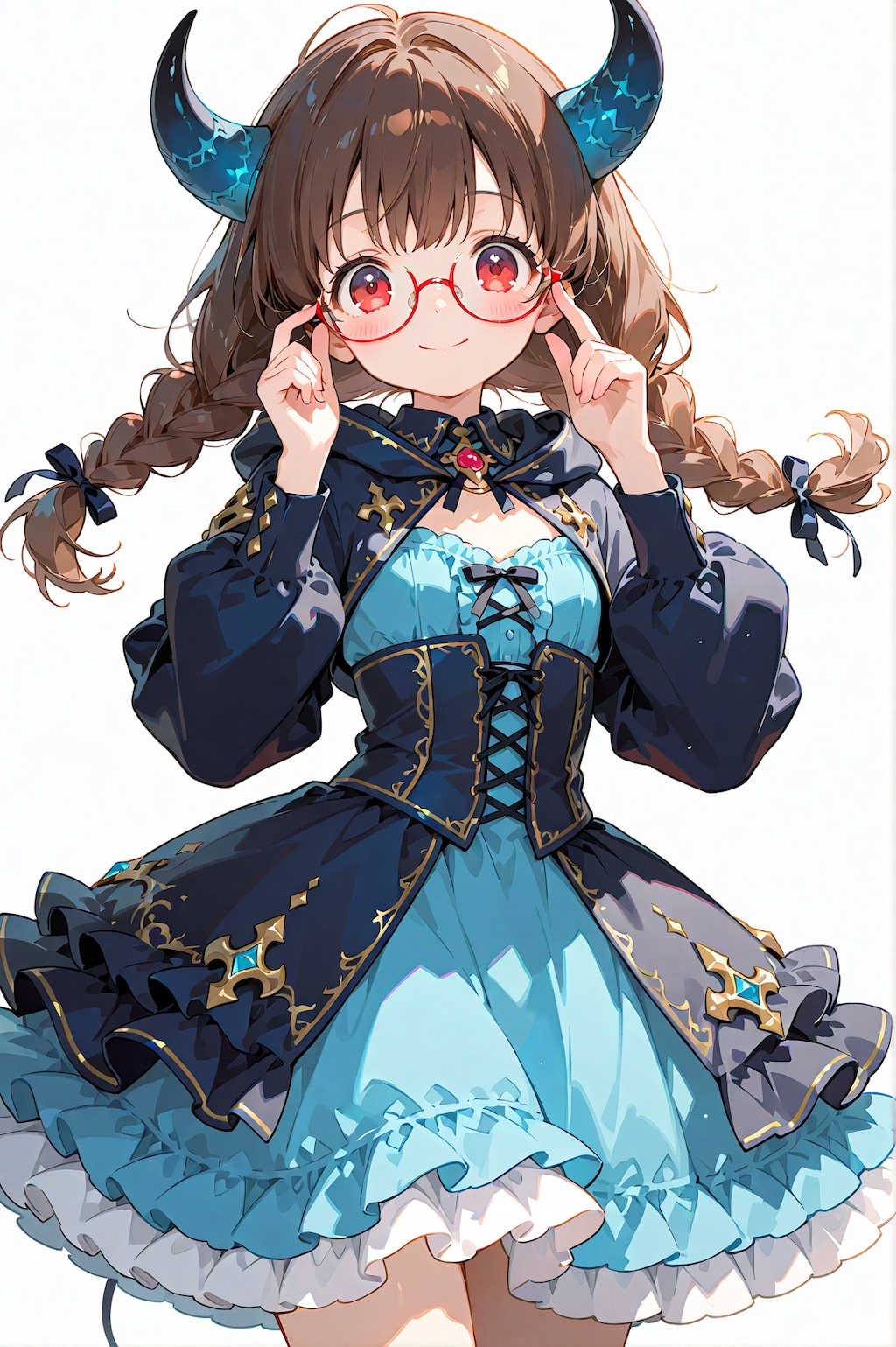 知識の守護者【誕生日FAお礼】【夢エリ】(for 眼鏡三つ編み好きのあるごす さん)