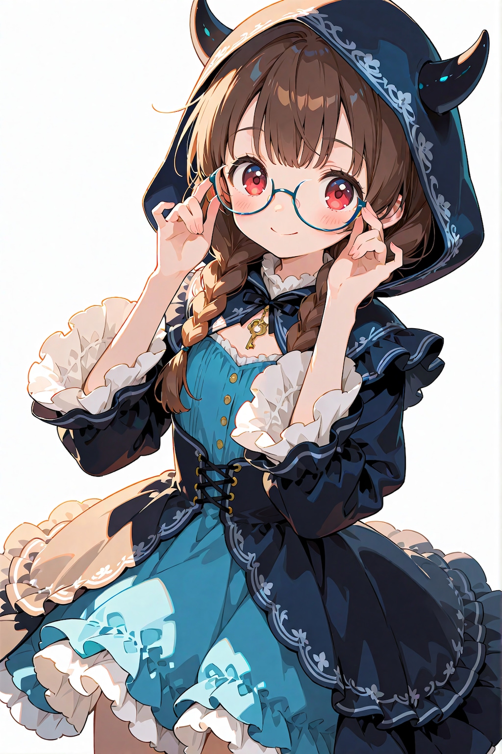 知識の守護者【誕生日FAお礼】【夢エリ】(for 眼鏡三つ編み好きのあるごす さん)