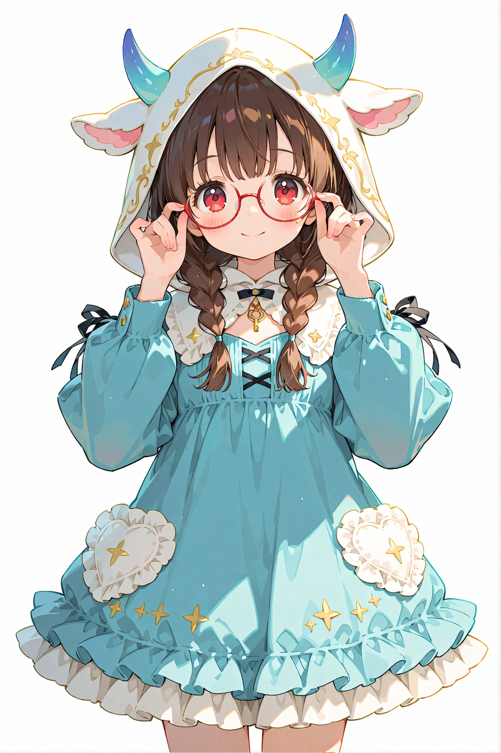 知識の守護者【誕生日FAお礼】【夢エリ】(for 眼鏡三つ編み好きのあるごす さん)