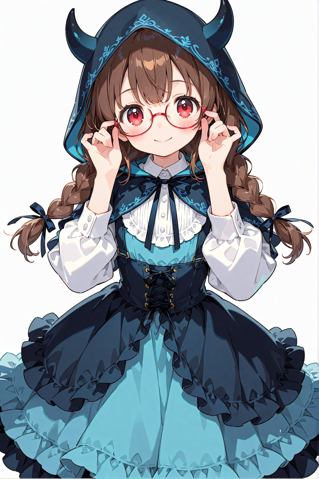 知識の守護者【誕生日FAお礼】【夢エリ】(for 眼鏡三つ編み好きのあるごす さん)