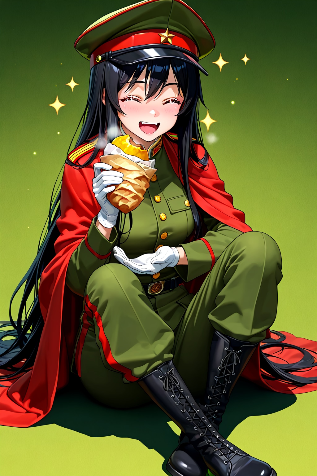 少尉と焼き芋②