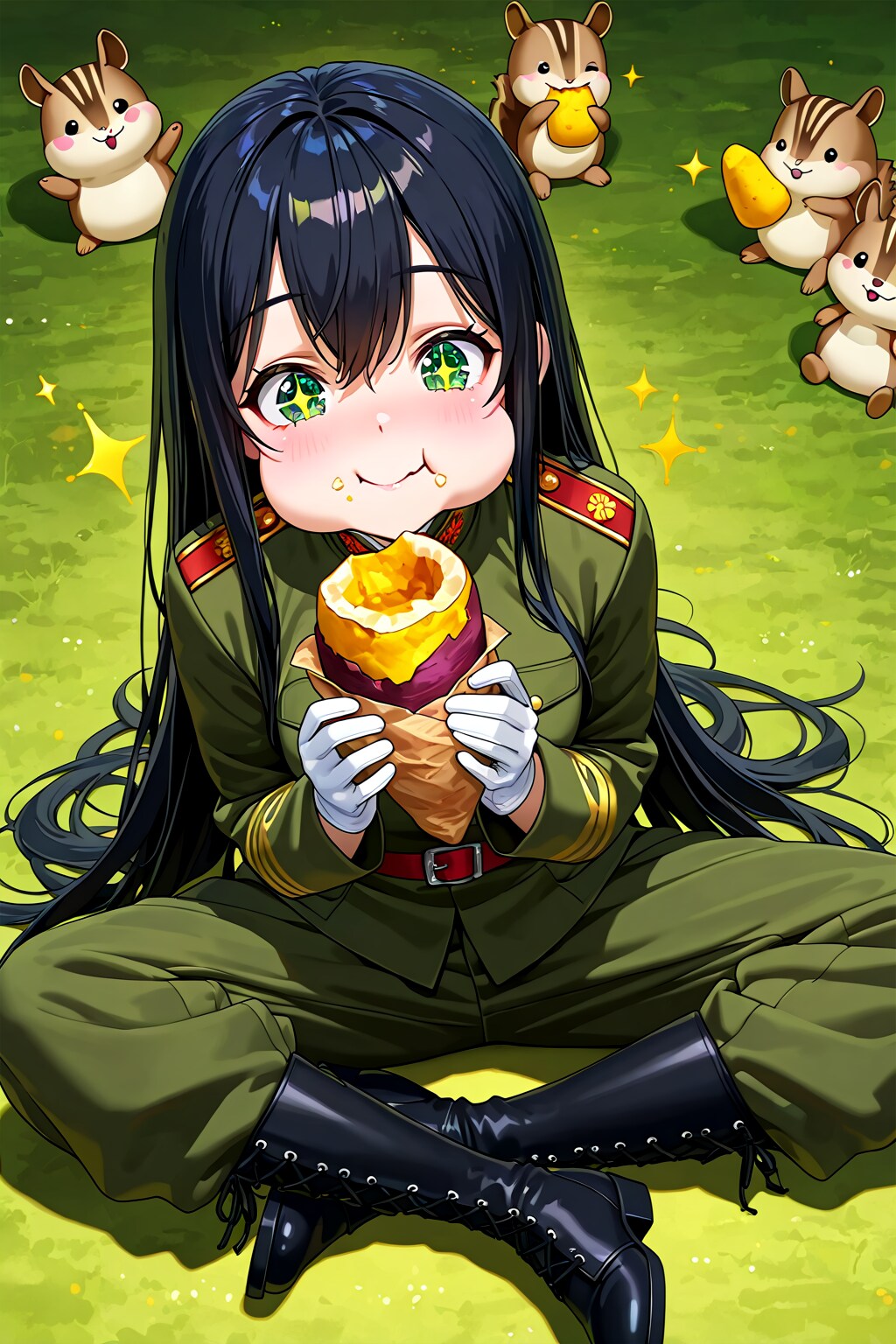 少尉と焼き芋②