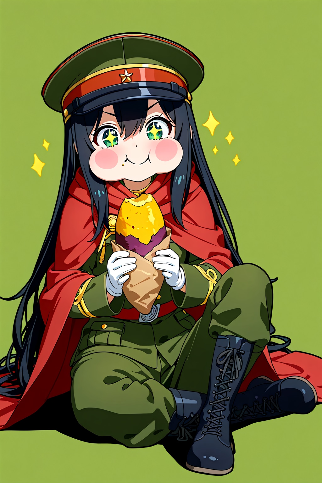 少尉と焼き芋②