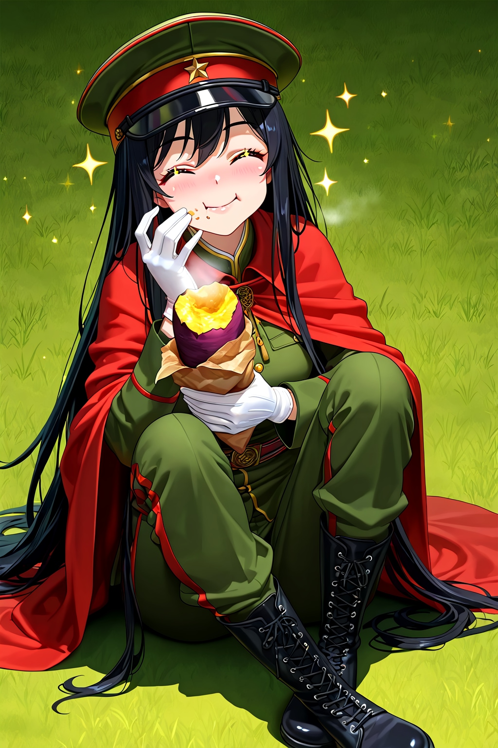 少尉と焼き芋②