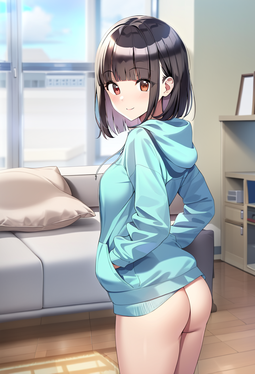 お尻を出した子　一等賞！