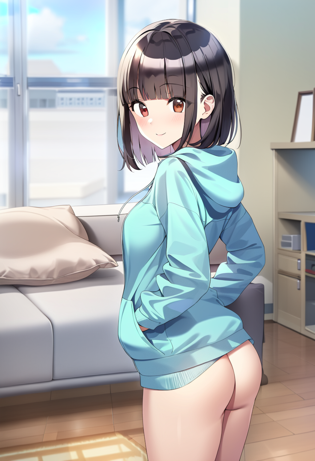 お尻を出した子　一等賞！