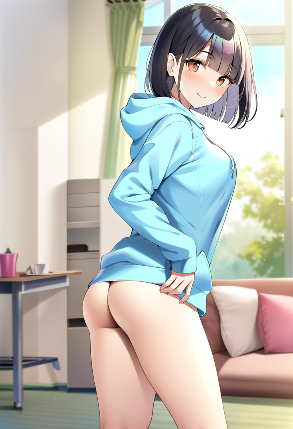 お尻を出した子　一等賞！