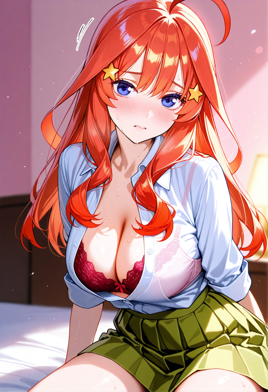 ……そんなに見つめられると、ちょっと恥ずかしいです。
