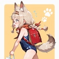 街の狼耳民族 5枚目
