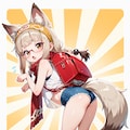 街の狼耳民族 4枚目