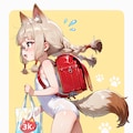 街の狼耳民族 6枚目