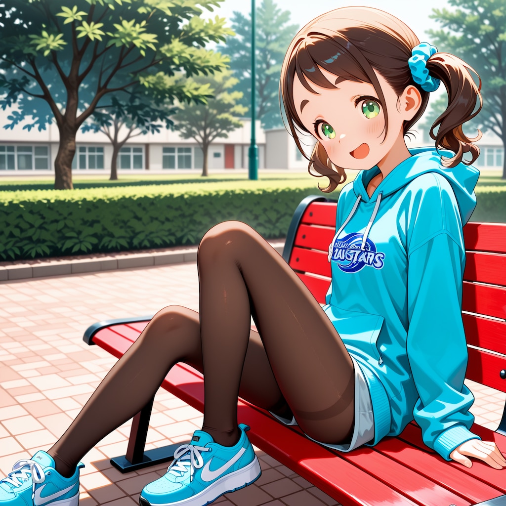 NIKEのスニーカーをはくホカちゃん