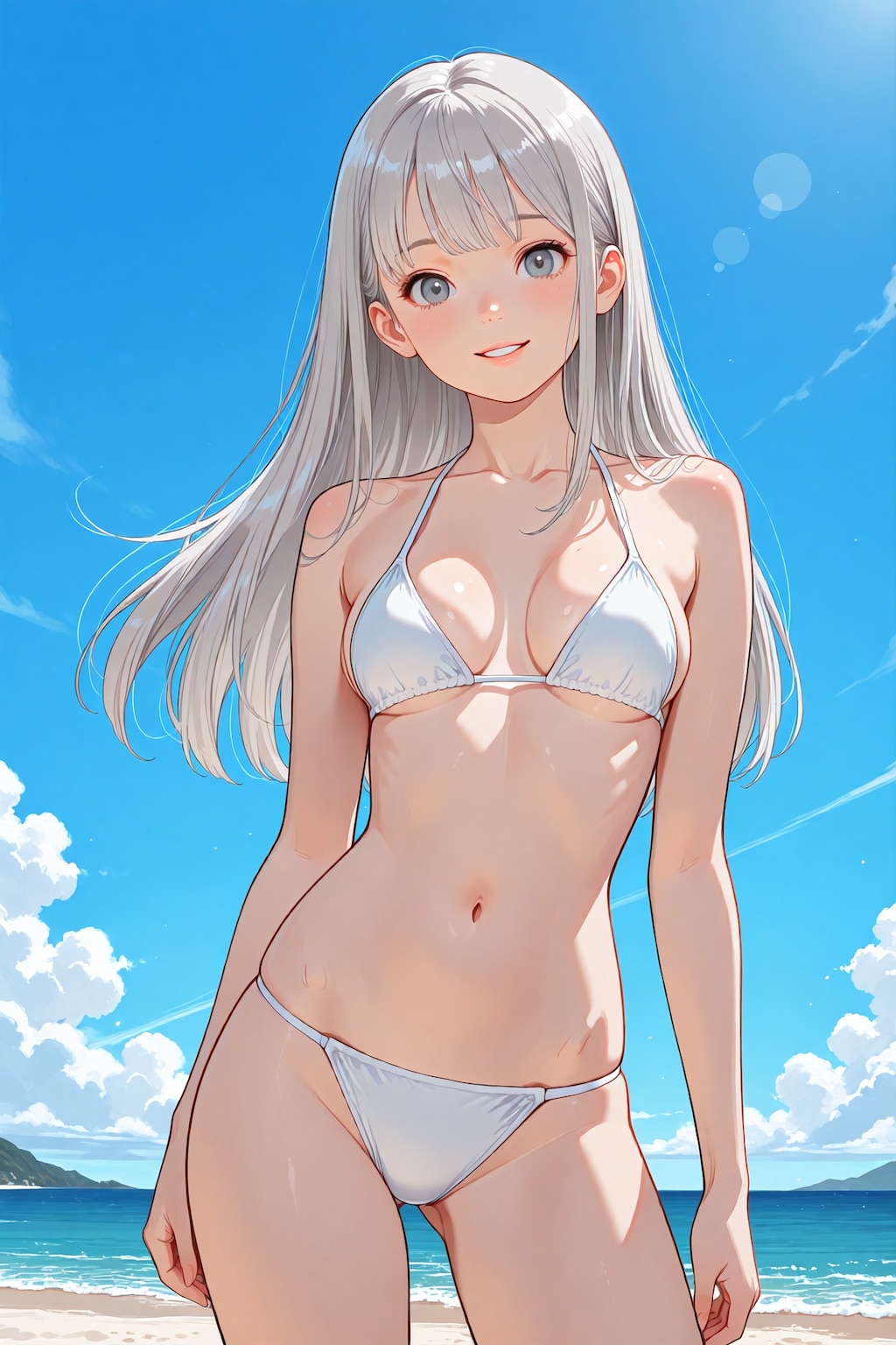 白ビキニ