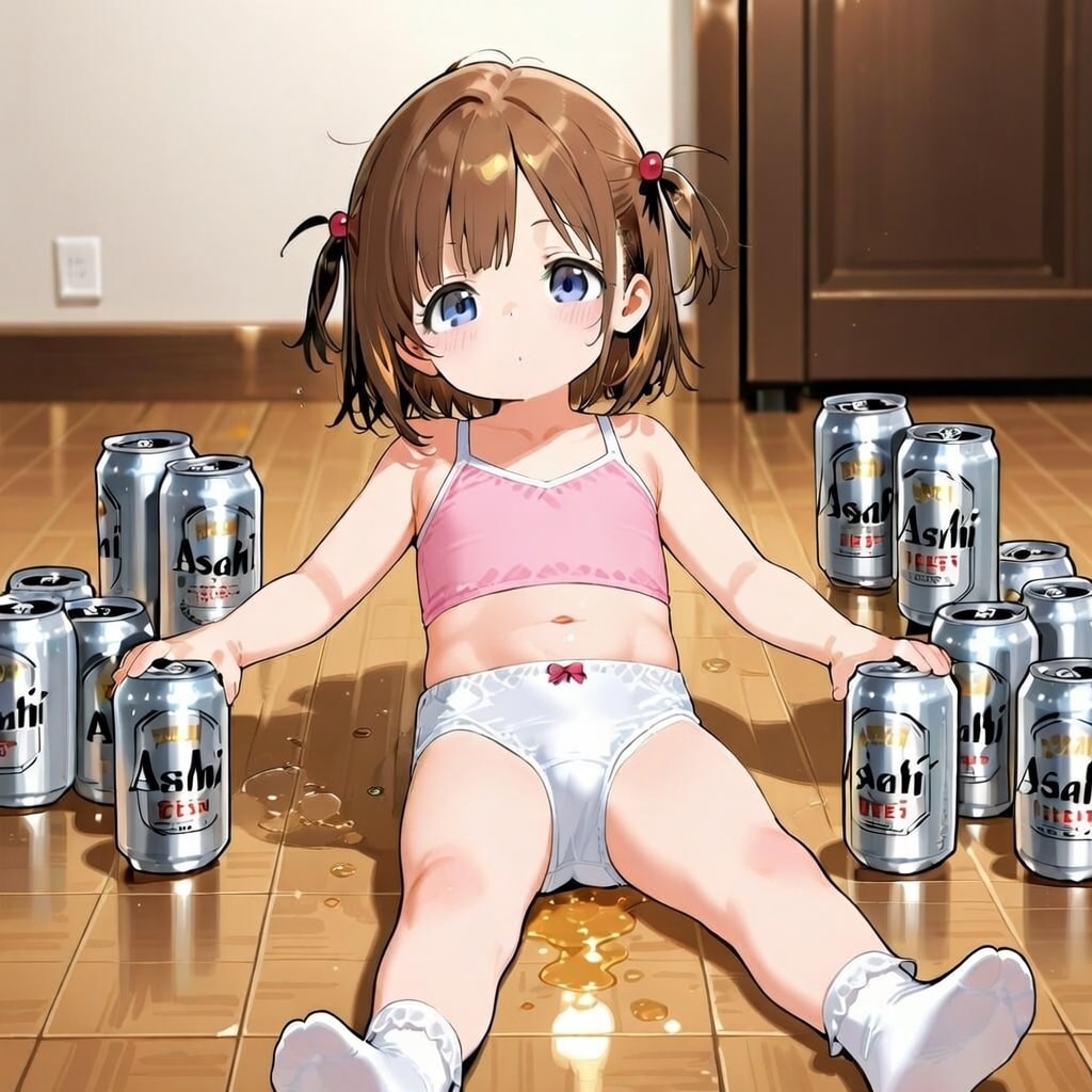 下着姿の幼女