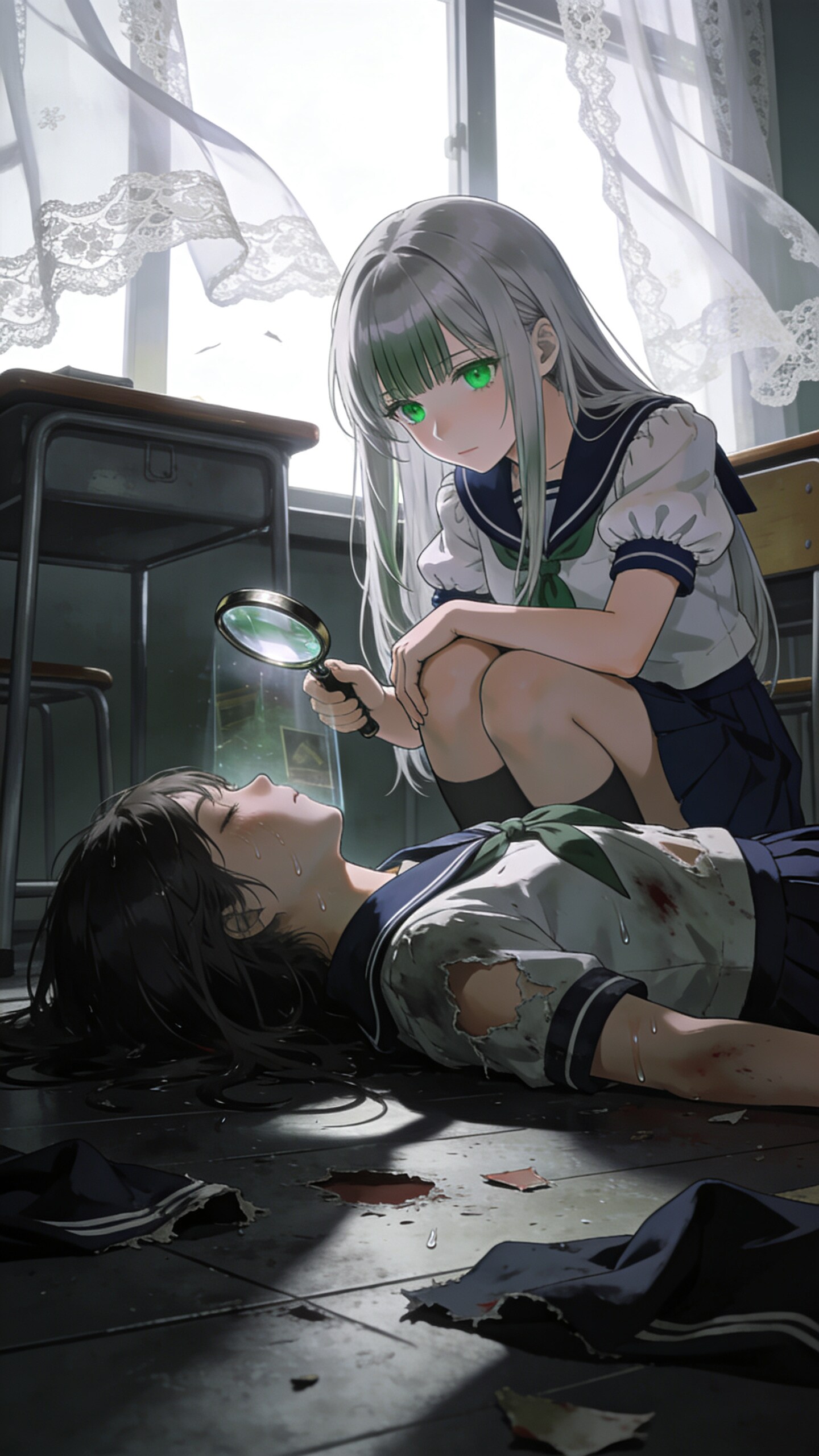 ねぇ・・何か話してよ！ | の人気AIイラスト・グラビア