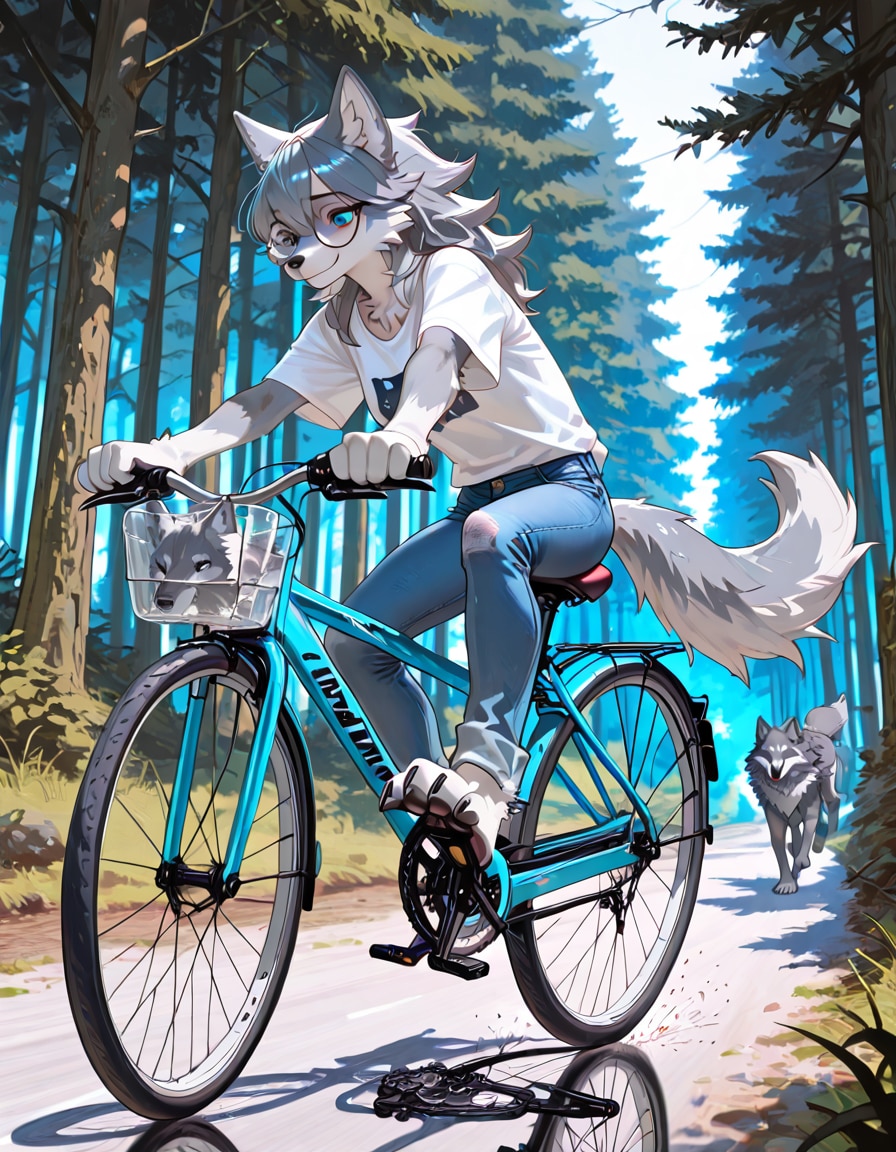 森をポタリング | の人気AIイラスト・グラビア