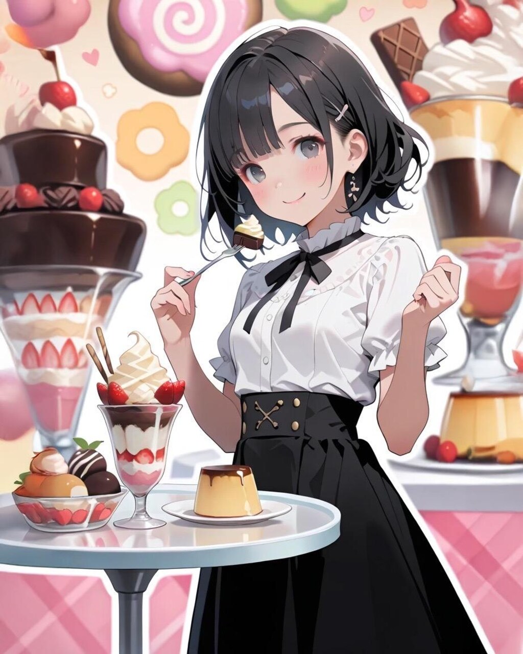 スイーツガール 夕方 スイーツビュッフェ