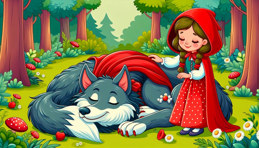 赤ずきんちゃんと優しい狼さん