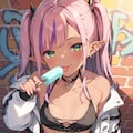 ピンクゲーミング女子のお外で買い食い 5枚目