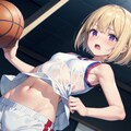 バスケと新キャラの練習 9枚目