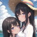 夏休みにおでかけする2人 3枚目