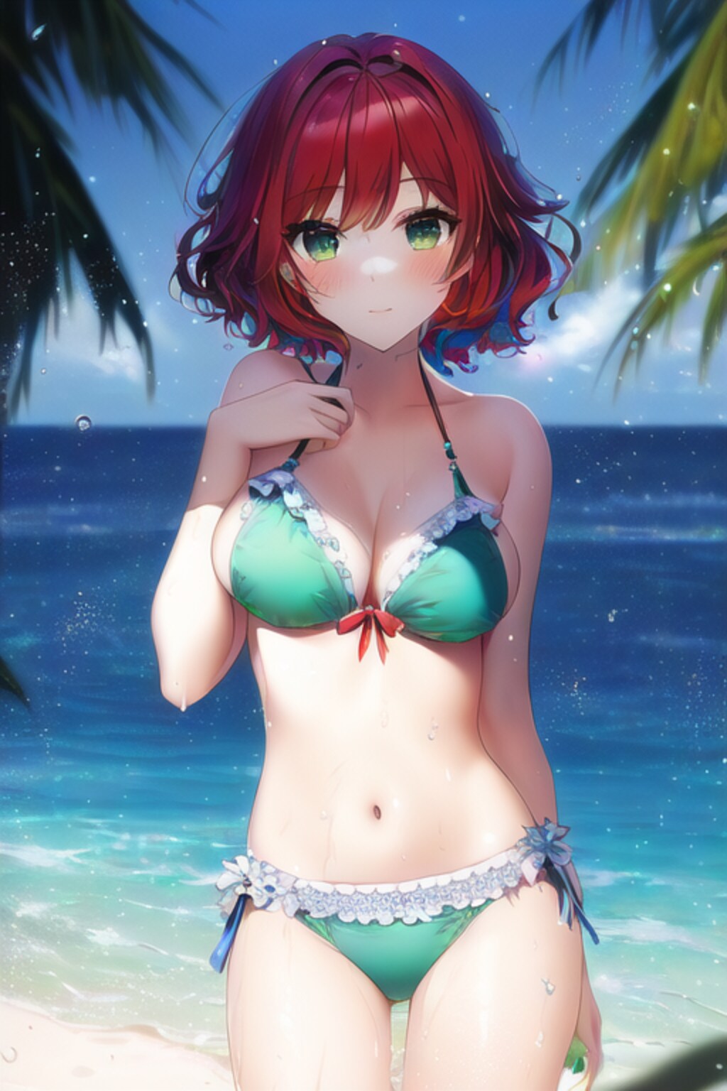 水着女子