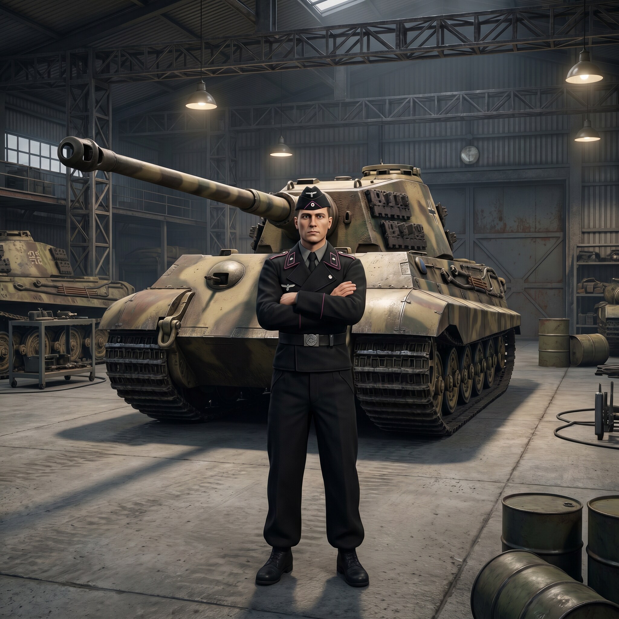 Tiger IIとドイツ戦車兵