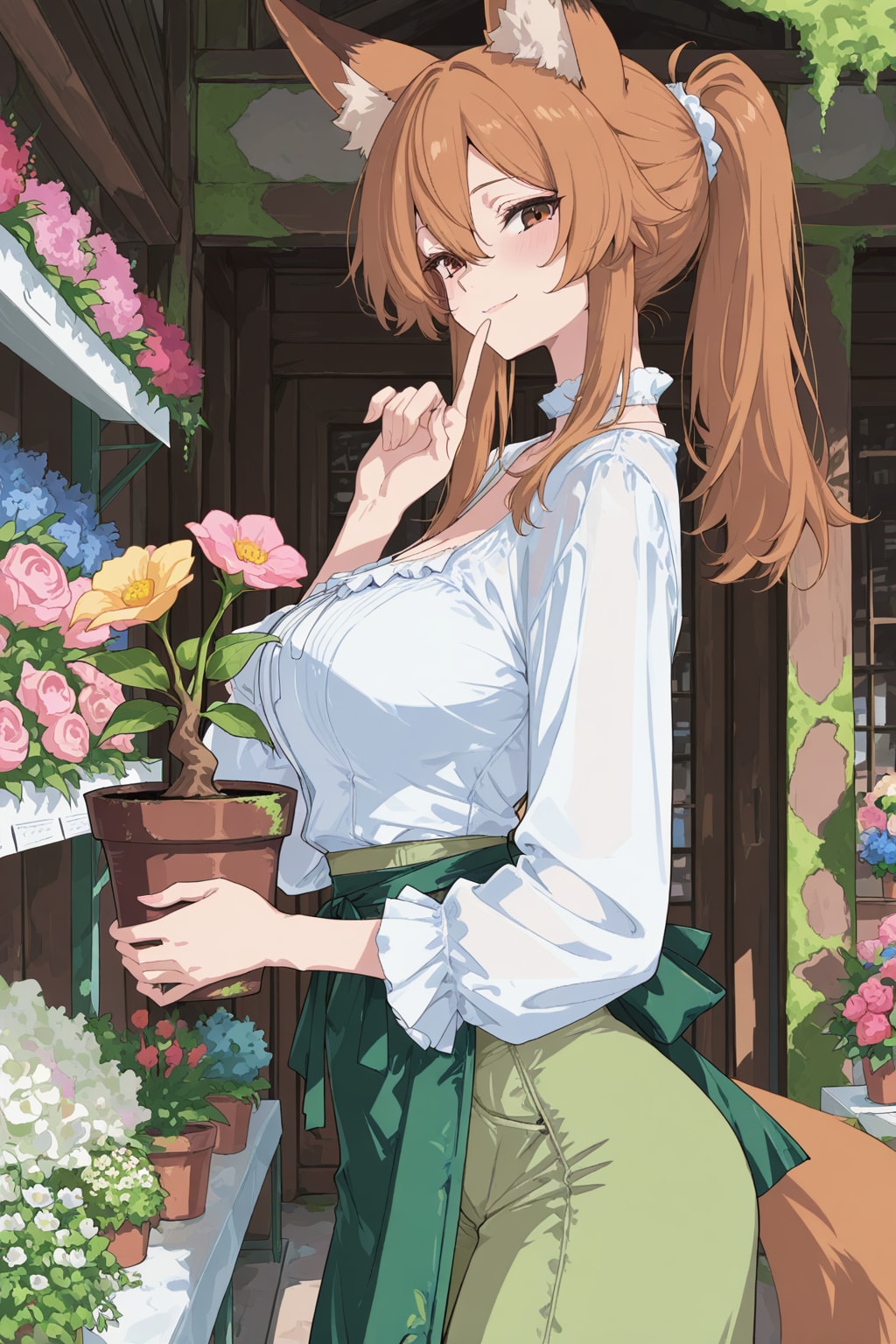 狐娘の花屋さん