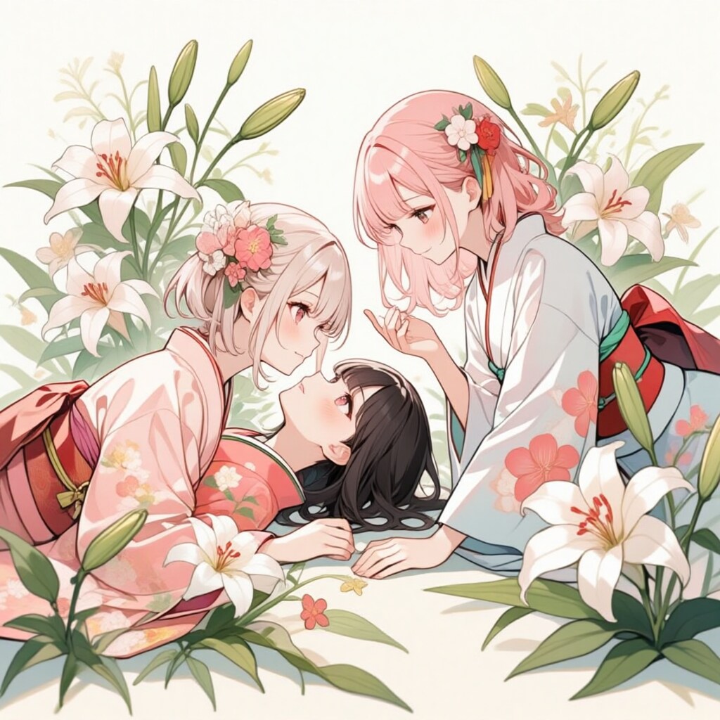 百合ですわ4 | の人気AIイラスト・グラビア