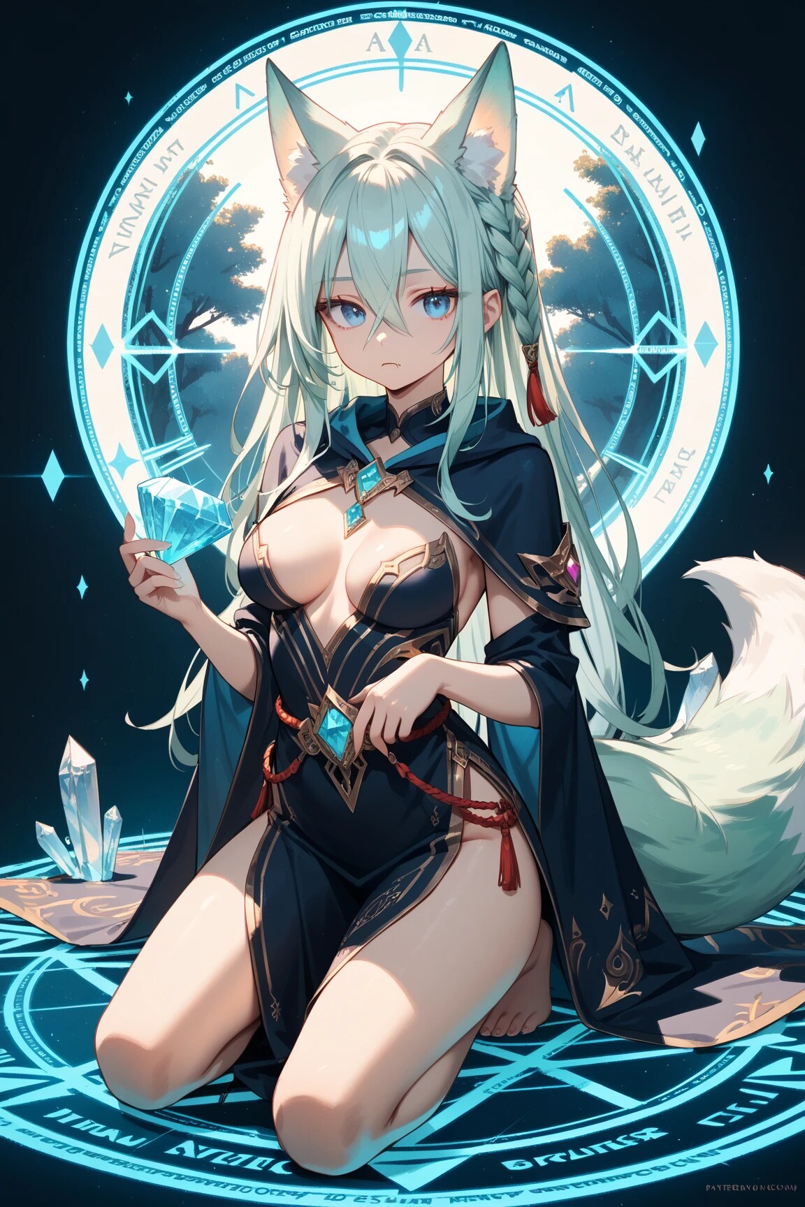 結晶の魔女　召喚