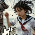勢いのあるセーラー服 5枚目