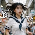 勢いのあるセーラー服 11枚目