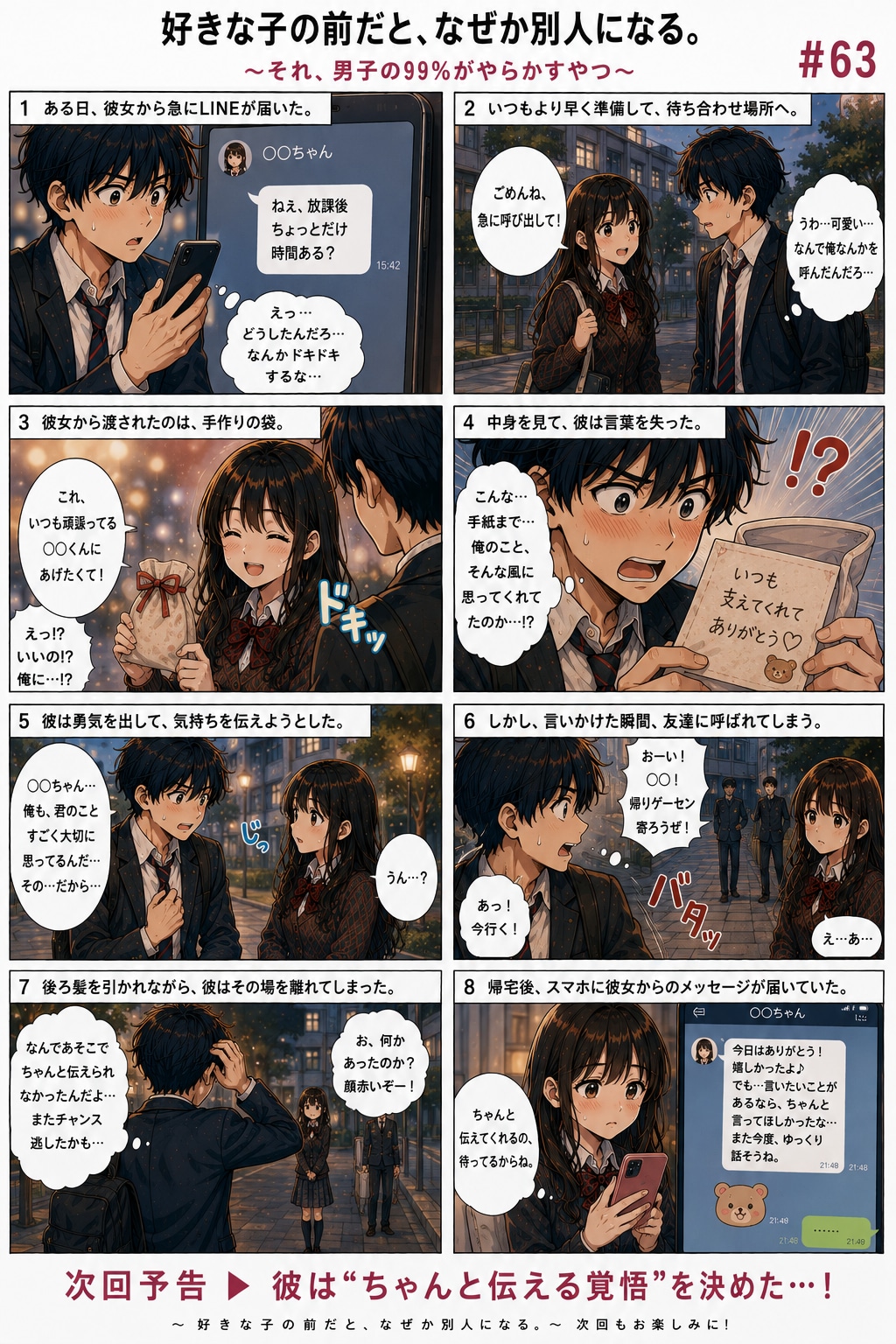 青春ラブコメシリーズ化：漫画生成（プロンプト）GPT（GPTs）  #ChatGPT #カスタムGPT #GPTs #AI漫画 #AIイラスト #ラブコメ漫画 #青春漫画 #高校生 #あるある漫画 #