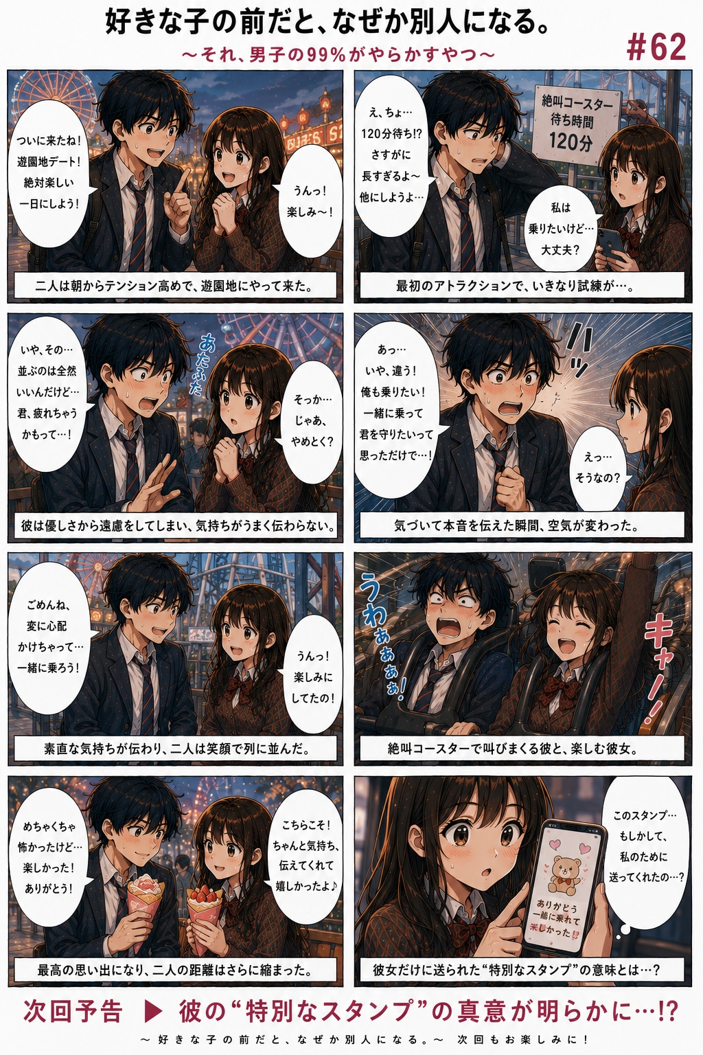 青春ラブコメシリーズ化：漫画生成（プロンプト）GPT（GPTs）  #ChatGPT #カスタムGPT #GPTs #AI漫画 #AIイラスト #ラブコメ漫画 #青春漫画 #高校生 #あるある漫画 #