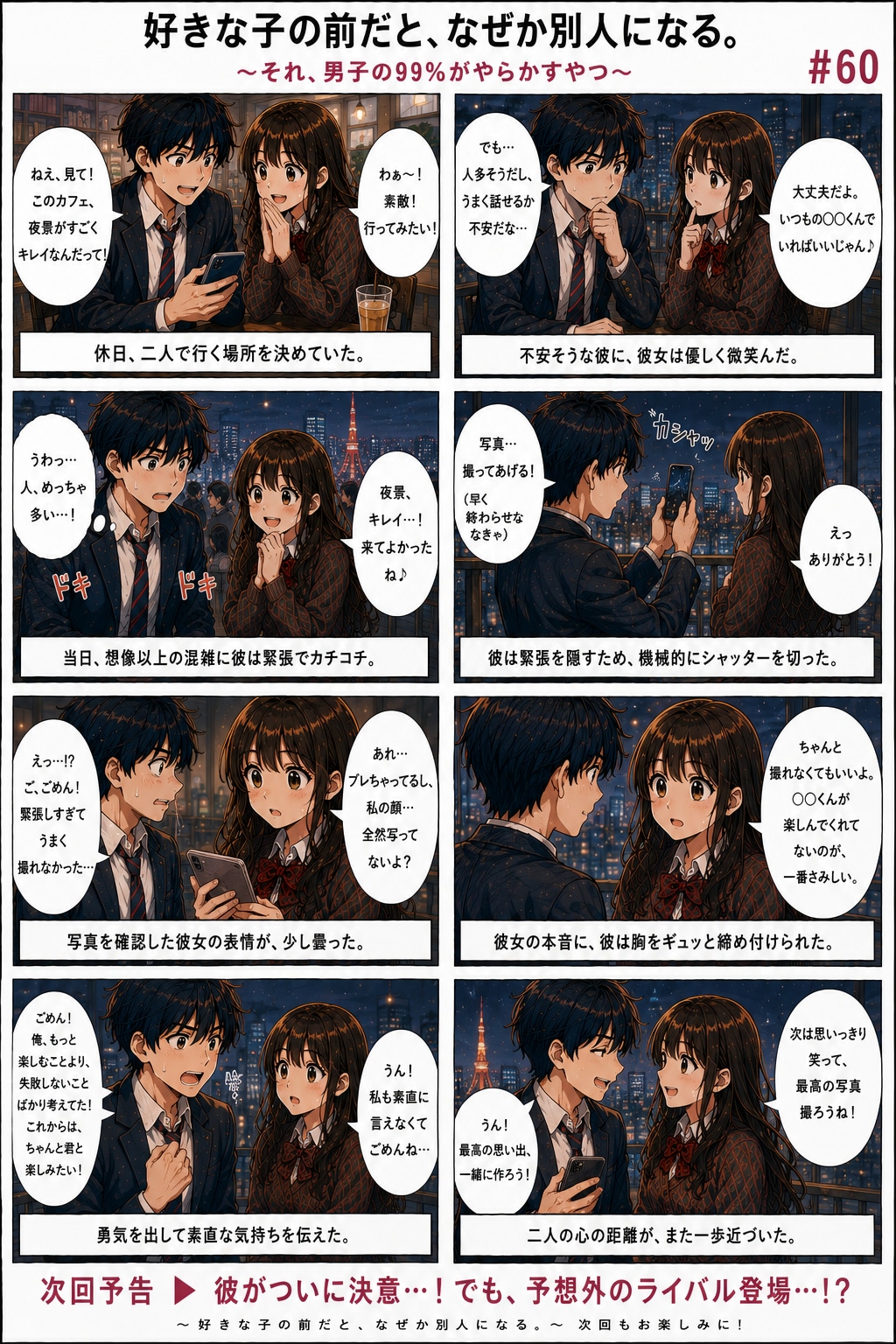 青春ラブコメシリーズ化：漫画生成（プロンプト）GPT（GPTs）  #ChatGPT #カスタムGPT #GPTs #AI漫画 #AIイラスト #ラブコメ漫画 #青春漫画 #高校生 #あるある漫画 #
