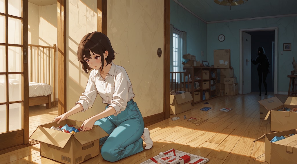 新生活と同居者《Stable Diffusion XL版》